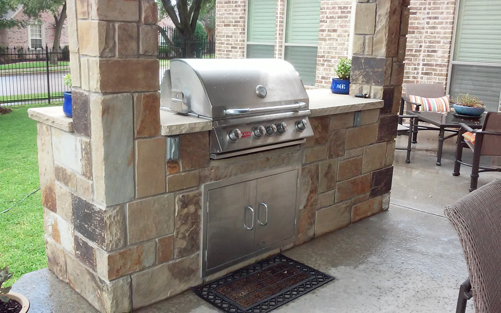 Oklahoma Stone Small Kitchen